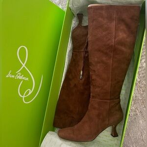 Sam Edelman Brown Suede Knee High Boots